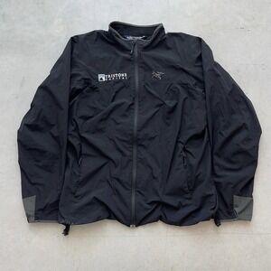 Arcteryx Solano Soft Shell Wind Stopper Jacket Black Womens Size XL‎